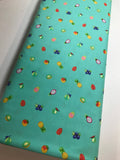 Tula Pink Fabric  DAYDREAMER PWTP175 Forbidden Fruit Snacks in Mojito - FreeSpirit - 100% Quality Cotton by 1/2 Yd and Yardage