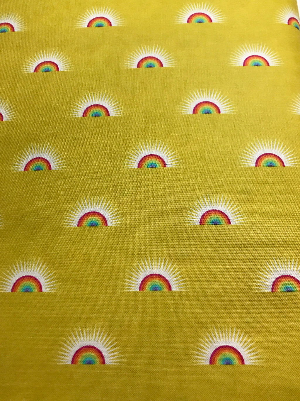 Tula Pink Fabric DAYDREAMER PWTP176 Sundaze in Pineapple - FreeSpirit- 100% Quality Cotton by 1/2 Yard and Yardage