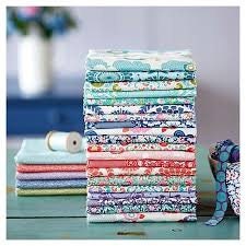 Tilda Fabric - Tilda Solid Soft Teal 120003 - Solids - 100% Quilting Cotton by 1/2 Yard