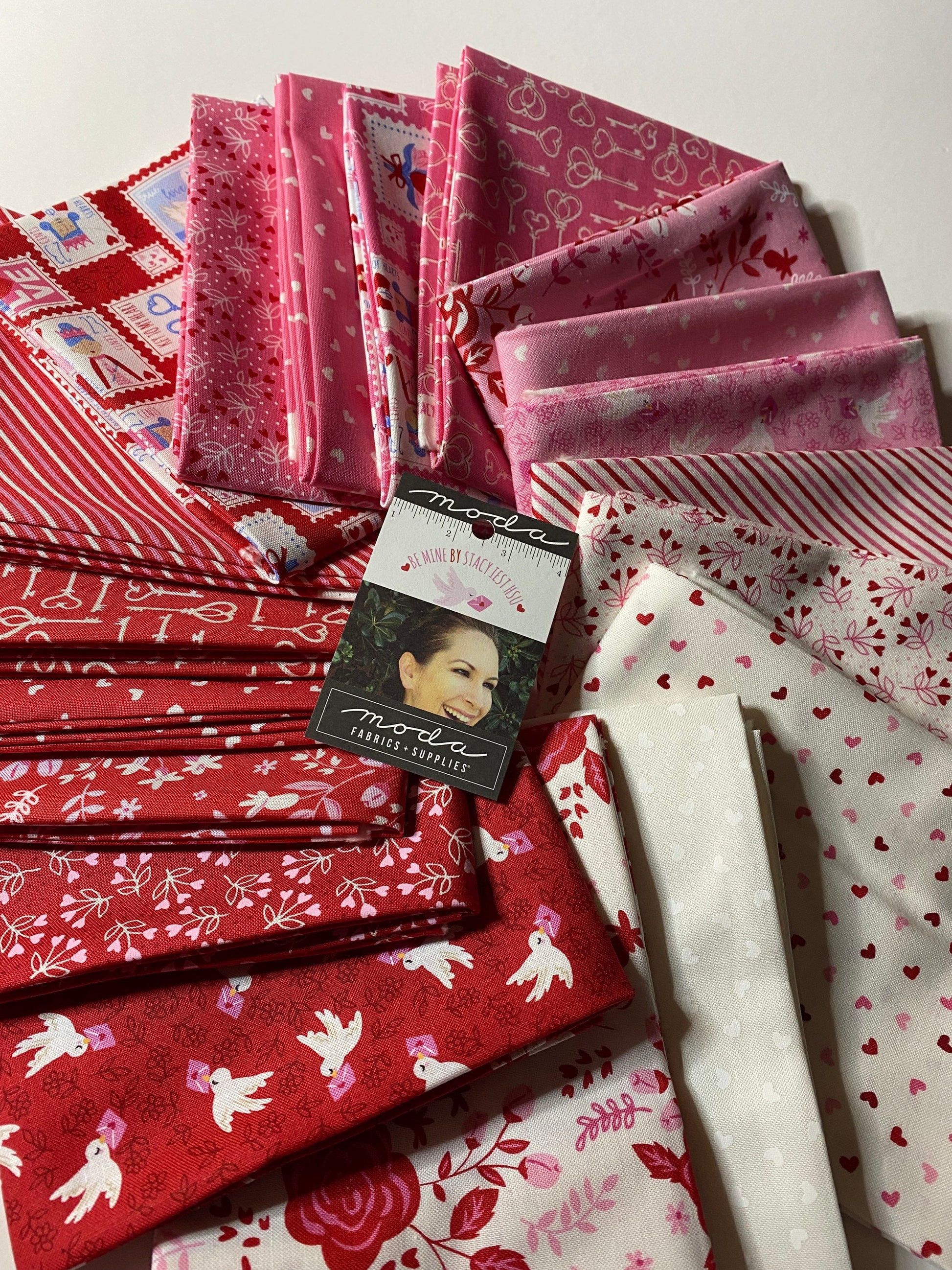Sweet Valentine Fabric Collection - 1/2 Yard Bundle –