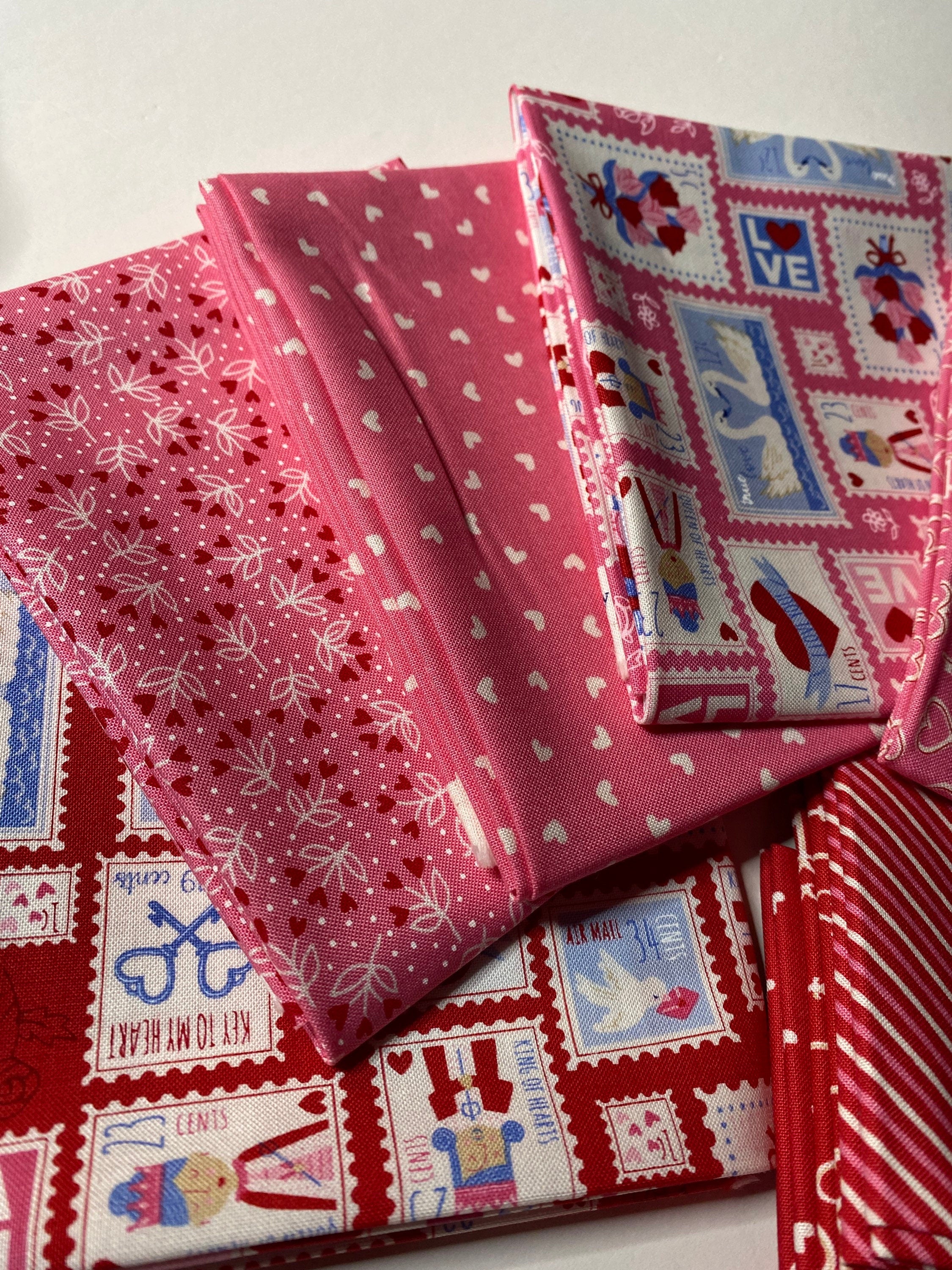 Be Mine Love Fabric Valentine Love by Stacy for Moda Fabrics  - 100 Percent Cotton Quality Fabric-19 pc FQ Bundle