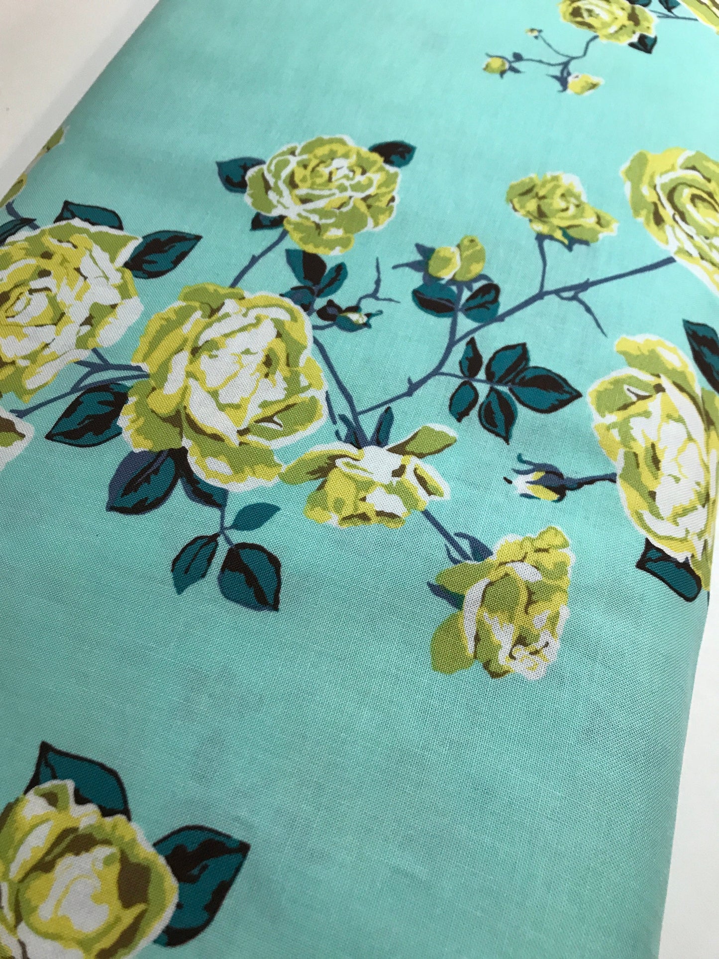 Anna Maria Horner Fabric Floral - Social Climber - in Ice -  Modern Floral 100% Quality Cotton by Fat Quarter and Yardage